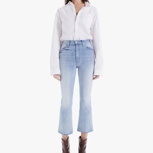 MOTHER Hustler Ankle Fray Knock on Wood